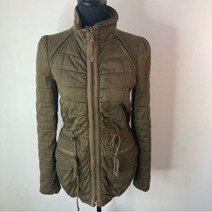 Wilfred Army Green, Quilted Marquis Jacket